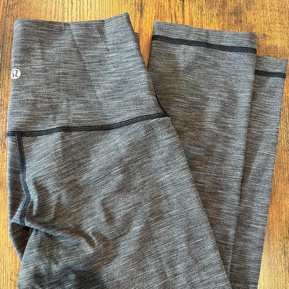 Lululemon Women's Leggings Heather Gray Size 6